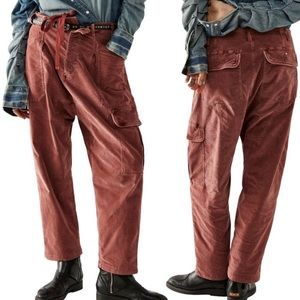 NWOT Free People Bay to Breakers Destroyed Cargo Pants- Medium